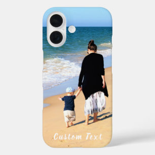 パーソナライズされたカスタム写真と文字iPhoneケース iPhone 16ケース