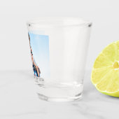 パーソナライズされたカスタム写真の結婚ショットグラス ショットグラス (右)