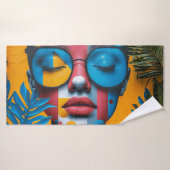 パーソナライズされたカスタム写真の追加 バスタオル (バスタオル)