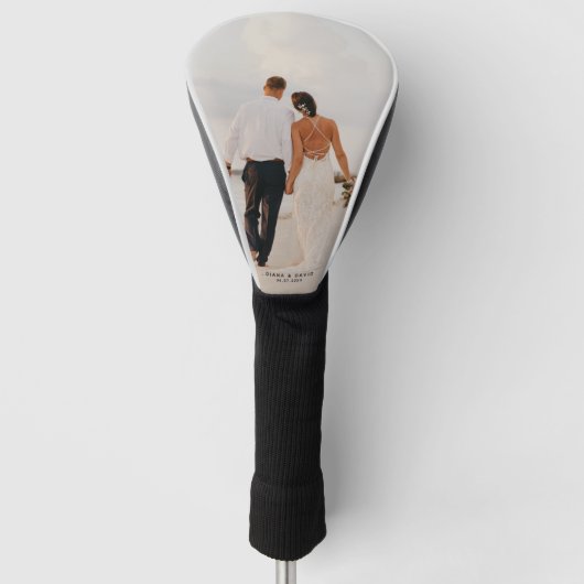 パーソナライズされたカスタム写真ギフト ゴルフヘッドカバー (正面)