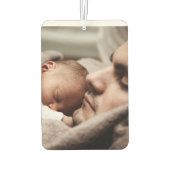 パーソナライズされたカスタム写真フルカラー カーエアーフレッシュナー (裏面)