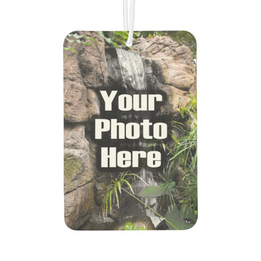 パーソナライズされたカスタム写真フルカラー カーエアーフレッシュナー (裏面)