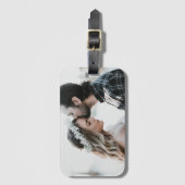 パーソナライズされたカスタム写真両面 ラゲッジタグ (正面縦)