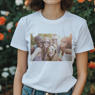 パーソナライズされたカスタム写真写真フレンズ家族 トライブレンドＴシャツ