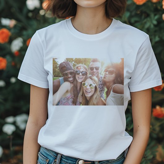パーソナライズされたカスタム写真写真フレンズ家族 トライブレンドTシャツ