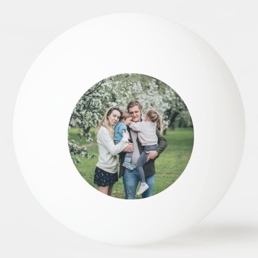 パーソナライズされたカスタム写真最高のパパー 卓球ボール (正面)