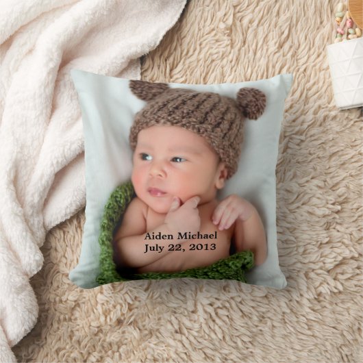 パーソナライズされたカスタム写真枕 クッション (ブランケット)