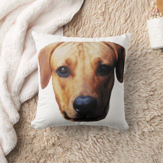パーソナライズされたカスタム写真犬顔枕 クッション (ブランケット)