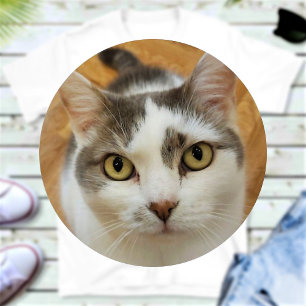 パーソナライズされたカスタム写真織物服 ラベル