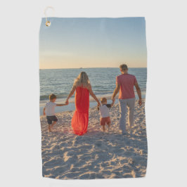 パーソナライズされたカスタム写真 ゴルフタオル