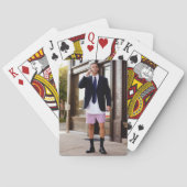 パーソナライズされたカスタム写真 トランプ (裏面)