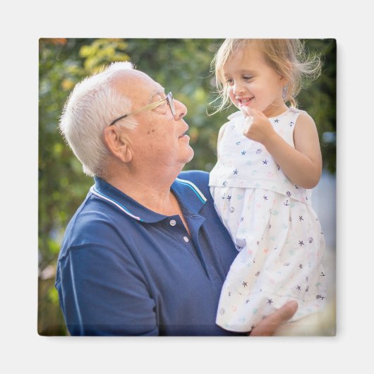 パーソナライズされたカスタム写真 マグネット (正面)