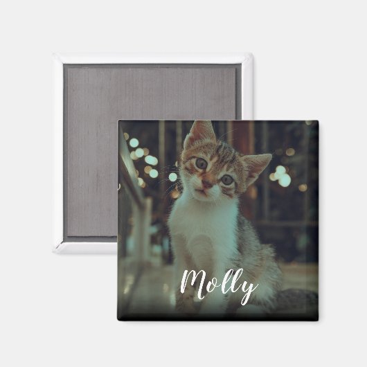 パーソナライズされたカスタム写真 マグネット (正面/裏面)