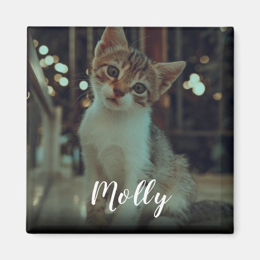 パーソナライズされたカスタム写真 マグネット (正面)