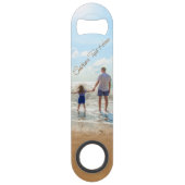 パーソナライズされたカスタム写真・文字バー鍵 スピード栓抜き (裏面)