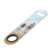 パーソナライズされたカスタム写真・文字バー鍵 スピード栓抜き (裏面アングル)