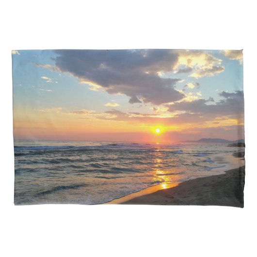 パーソナライズされたカスタム写真 枕カバー (正面)