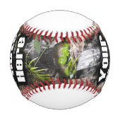 パーソナライズされたカスタム写真 野球ボール (裏面)