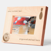 パーソナライズされたカスタム刻刻刻付きエッチング式ボーリングボール レーザー彫刻フレーム