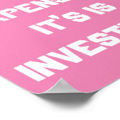 パーソナライズされたカスタム前向き自気に引用文。 ポスター (角)