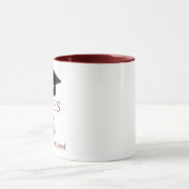 パーソナライズされたカスタム卒業マグ マグカップ (中央)