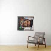 パーソナライズされたカスタム卒業写真 タペストリー (インサイチュ(横))