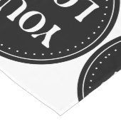 パーソナライズされたカスタム卒業祝い ロングテーブルランナー (コーナー)