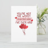 パーソナライズされたカスタム可愛いバレンタインデー 招待状 (スタンド正面)