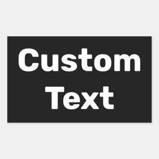 パーソナライズされたカスタム名/名カスタマイズ前 長方形シール