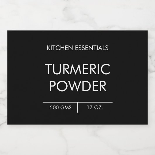 パーソナライズされたカスタム団体や組織ストレージ製品 フードラベル (シングルラベル)