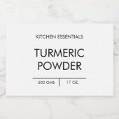 パーソナライズされたカスタム団体や組織ストレージ製品 フードラベル (シングルラベル)