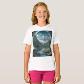 パーソナライズされたカスタム壁時計 Tシャツ (正面フル)