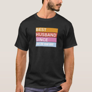 パーソナライズされたカスタム夫結婚命日 Tシャツ