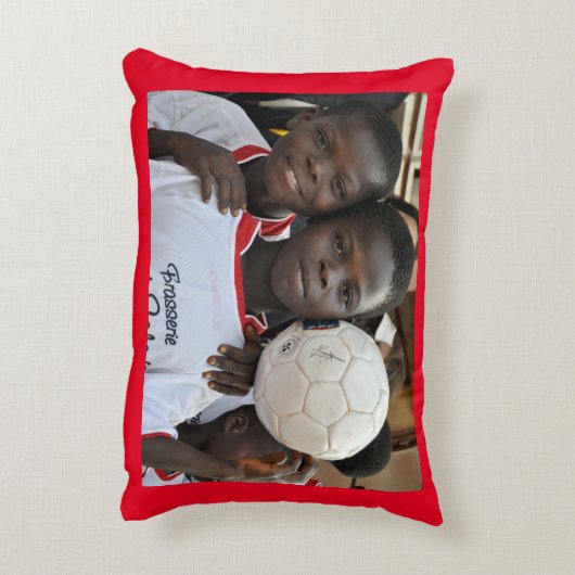 パーソナライズされたカスタム家族の写真 アクセントクッション (裏面(縦))