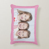 パーソナライズされたカスタム家族の写真 アクセントクッション (裏面(縦))