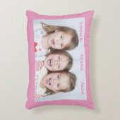 パーソナライズされたカスタム家族の写真 アクセントクッション (正面(垂直))