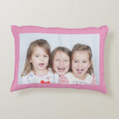 パーソナライズされたカスタム家族の写真 アクセントクッション (裏面)