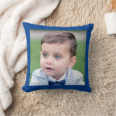 パーソナライズされたカスタム家族の写真 クッション (ブランケット)