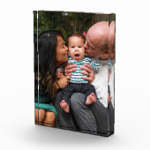 パーソナライズされたカスタム家族の写真 フォトブロック (右)