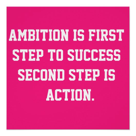 パーソナライズされたカスタム引用文ウォールアートポスター&デコール ポスター (正面)