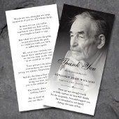 パーソナライズされたカスタム悔やみや弔慰死に感謝 サンキューカード