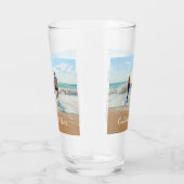 パーソナライズされたカスタム文字とフォトグラス タンブラーグラス (右)