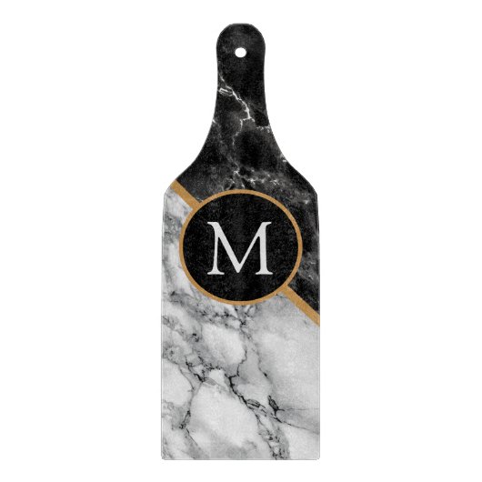 パーソナライズされたカスタム文字モノグラム切断板 カッティングボード (正面)