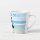 パーソナライズされたカスタム文字ラテマググ カフェラテマグ (右)