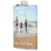 パーソナライズされたカスタム文字付きフォトフラスコ フラスク (左)
