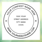 パーソナライズされたカスタム文字窓の貼り ウィンドウサイン (シート3)