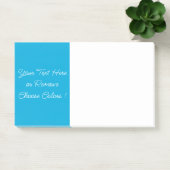 パーソナライズされたカスタム文字青Post-it®注記 ポストイット (オフィス)