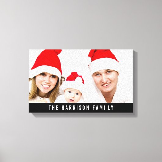 パーソナライズされたカスタム文字 キャンバスプリント (正面)