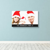 パーソナライズされたカスタム文字 キャンバスプリント (インサイチュ (ウッドフロア))