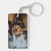 パーソナライズされたカスタム文字 キーホルダー (裏面)